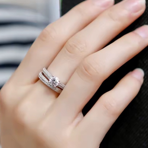 S925 Chick Silver Ring (set) - Picture 4 of 4